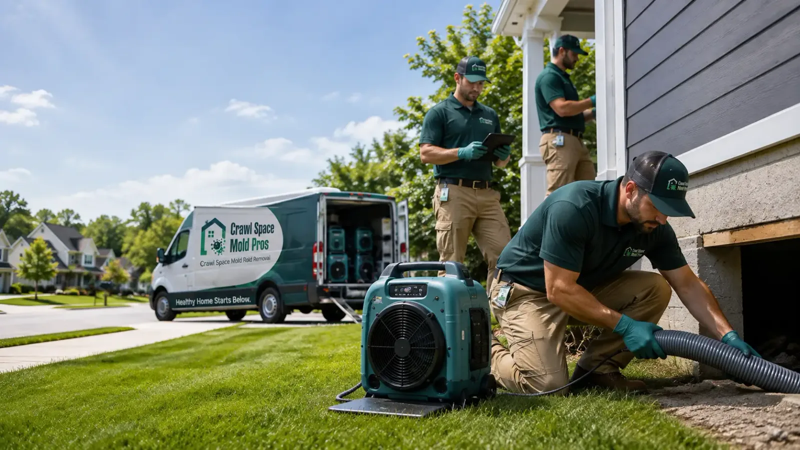 Crawl Space Mold Removal in Roann, IN